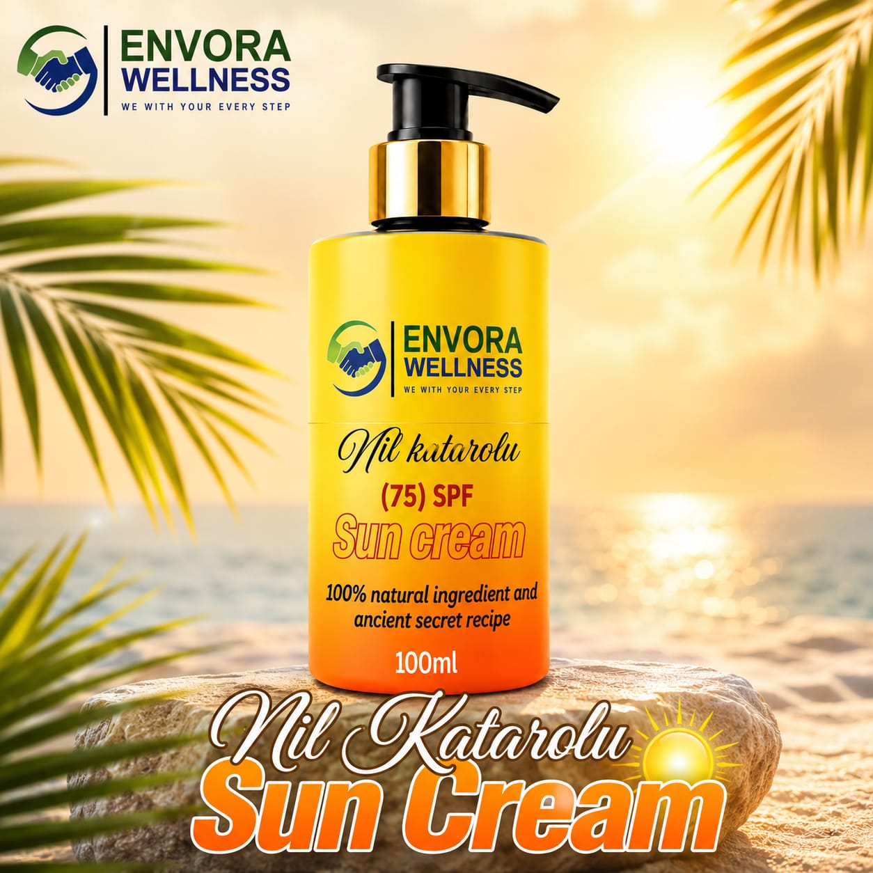 ENVORA NIL KATAROLU SUN PROTECTION CREAM SPF 75